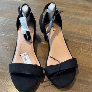 Torrid Black Ankle Strap Heels